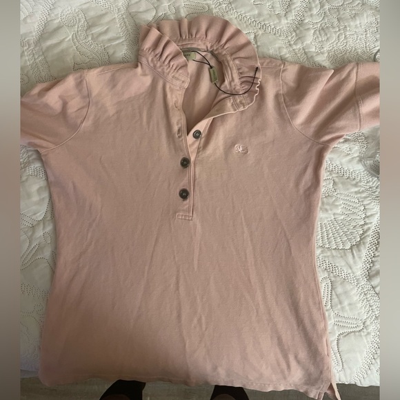 COPY - Burberry London mock neck polo short sleeve - Picture 4 of 11